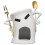 Ceramic Fondue Set for Chocolate, Cheese & Candy: Complete Gift Set With1 Fork & 1 Scoop 1