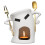 Ceramic Fondue Set for Chocolate, Cheese & Candy: Complete Gift Set With1 Fork & 1 Scoop 2