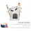 Ceramic Fondue Set for Chocolate, Cheese & Candy: Complete Gift Set With1 Fork & 1 Scoop 6