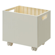 Book Box Book Storage Box with Side Handles Stackable 50kg Load Bearing Multifunctional Use File Storage Bins