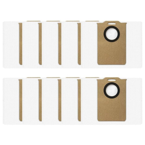10xDust Bags for Uninell UR3 Robot Vacuum Cleaner Accessories,Large Capacity Dust Bag,Automatic Emptying Replacement