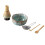 Petal Matcha Set 8 Pcs Glazed Matcha Kit with Matcha Bowl Whisk Spouted Tools Handcrafted Ceremony Luxury Gift Box 1