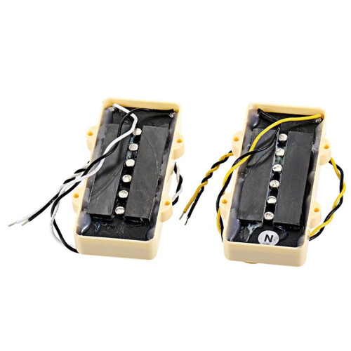 JM Elgitarrpickup Single Coil Hals Stallpickup Set för Jazzmaster Gitarrdel Single Coil Hals Stall 1