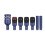 DP7A-XLR 7-Delige Bedrade Dynamische Drummicrofoonset voor Kickdrum, Snaredrum en Bekkens A 1