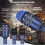DP7A-XLR 7-Delige Bedrade Dynamische Drummicrofoonset voor Kickdrum, Snaredrum en Bekkens A 5