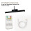 380mm 2W LED Mirror Light Mirror Cabinet Bedroom Wall Art Light Bedside Vanity Wall Lamp Bathroom Light Dimmable 7
