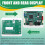 RTD2513  LCD Driver Board  to LVDS Controller Jump Cap Program +6pcs Lvds Cable Kit 30P 40P 1/2CH 6/8 BIT 6