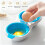 Microwave Egg Poacher,, Microwave Egg Cooker with Lid,Double Layer Microwave Boiled Eggs Maker for Egg Hamburg Breakfast 4