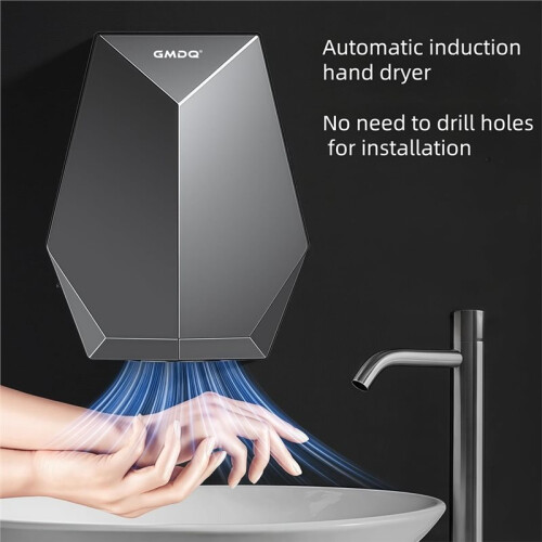 Automatic Sensor Hand Dryer for Hotel, Home, and Bathroom Hand Dryers Wall-Mounted Quiet Bathroom Dryer UK Plug 1