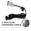 16AWG 50A Wire with Plug for Anderso Plug Power  Set 2 Pin Plug Refrigerator Charging Cable Lead Extension Cord 5