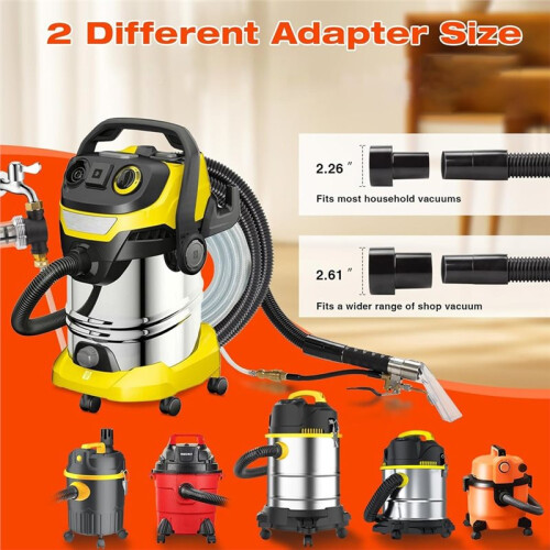Extractor Kit for ,for Carpet&Upholstery Cleaning, Transforms Vacuum Machine Into A Professional-Grade Extractor 2