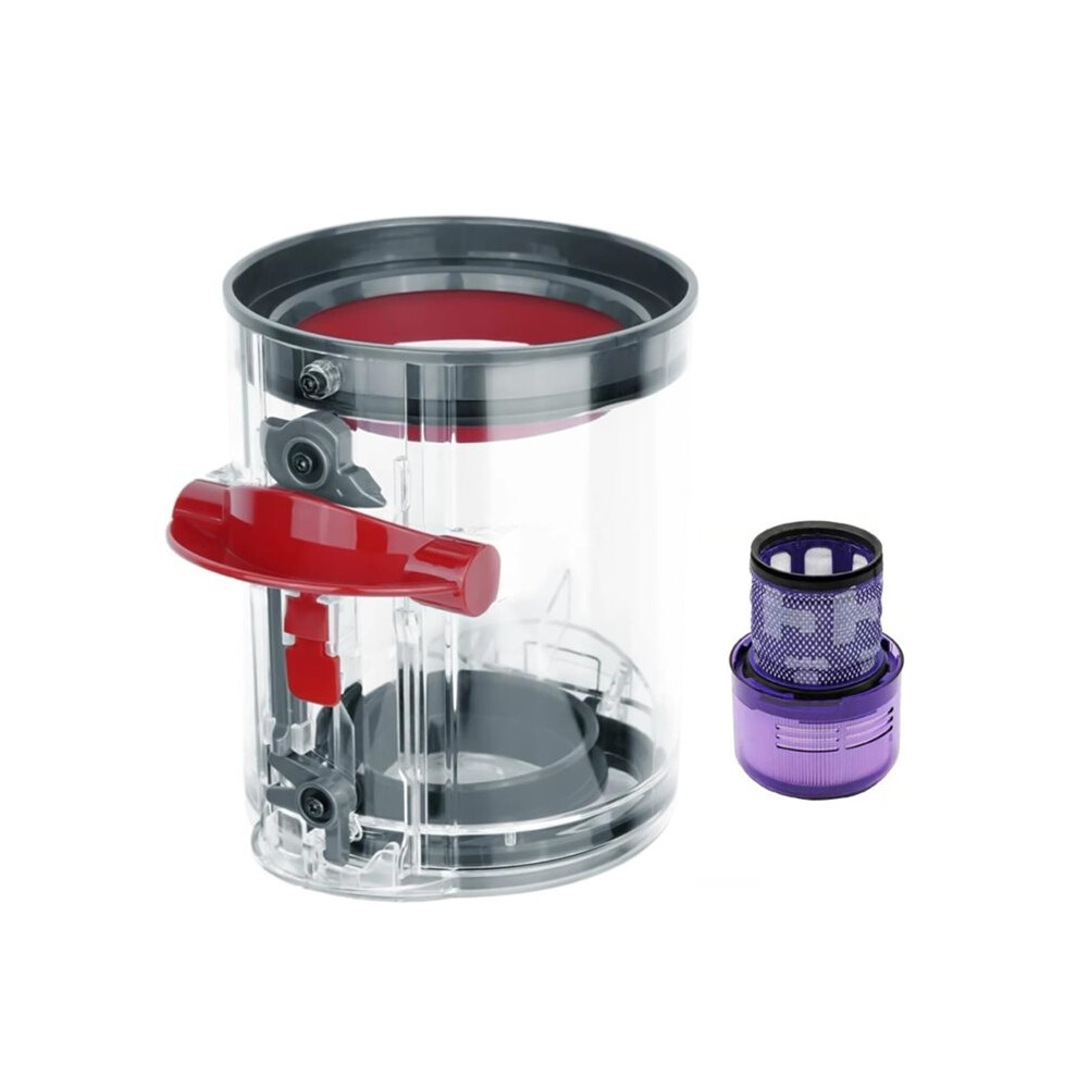 Dust Bin Replacement for  V12 V10SLIM SV18 SV20 Vacuum Cleaner Canister Dust Bucket Collector with Hepa Filter