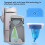 4Pcs Cat Litter Refills Bag Compatible with Litter Genie Standard, , XL+ and Style Pails,Garbage Bag Replacement Bag 4