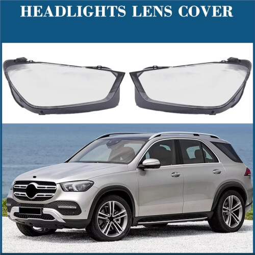 For - GLE W167 GLE300 400 2020-2023 Front Headlight Glass Cover Headlamps Transparent Shell Lens Case Left 2