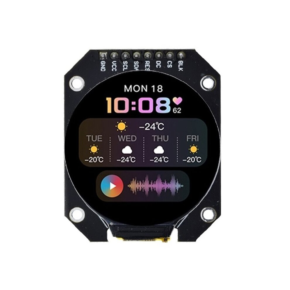Tft Display 1.28 Inch Tft Lcd Display Module Round Rgb 240X240 Gc9a01 Driver 4 Wire Spi Interface 240X240 6031970935836