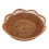 Hand-Woven Rattan Storage Basket Fruit Basket Wicker Woven Tray Restaurant Small Container Home Decoration S-23X5.5cm 1