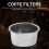 2 FöRpackningar med 51 Mm 2/4 Kopp Filter, BottenlöSt Portafilter Utbytesfilterkorg för Kaffe, för  EC680 EC685 9