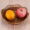 Hand-Woven Rattan Storage Basket Fruit Basket Wicker Woven Tray Restaurant Small Container Home Decoration S-23X5.5cm 10