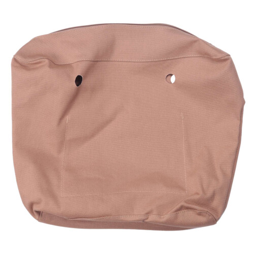 Waterproof Solid Canvas Insert Inner Lining Insert Zipper Pocket for Obag O Bag Handbag Bag Khaki