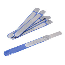 6 Pieces Stainless Steel Nail File Double-Sided Diamond Nail File Metal Nail File Manicure File for Family and Travel