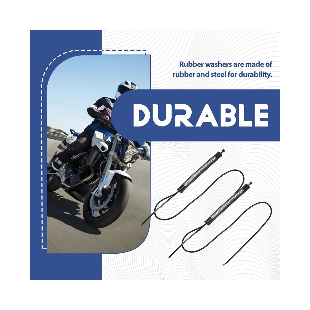 Flexible Switchback Dual-Color & Motorcycle Led Fork Turn Signal Drl Daytime Running Waterproof White/Amber/Light 4712745944865
