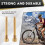 M4 Titanium Bolts for Bicycle Disc Brake Pad Threaded Pin Inserts Screw for XT R XT Hydraulic Disk Caliper-Golden 3