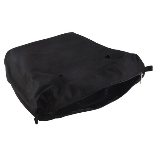Waterproof Solid Canvas Insert Inner Lining Insert Zipper Pocket for Obag O Bag Handbag Bag Black 2
