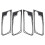4Pcs Car Carbon Fiber Interior Door Handle Frame Trim Replace for - X5 E70(2008-2013) X6 E71(2009-2014) 1