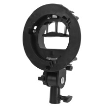 S-Typ Halter für Bowens-Montage Blitz-Softbox Reflektor 446g Schwarz