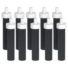 Paquete de 8 Filtros de Repuesto para , Filtro de Botella BB06 de Lados Duros, Filtro de Acero Inoxidable y Filtro para Botella Deportiva.