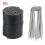 50pcs Set U-Shaped Garden Staples with Washers for Secure Ground Fixing and Weed Control 1