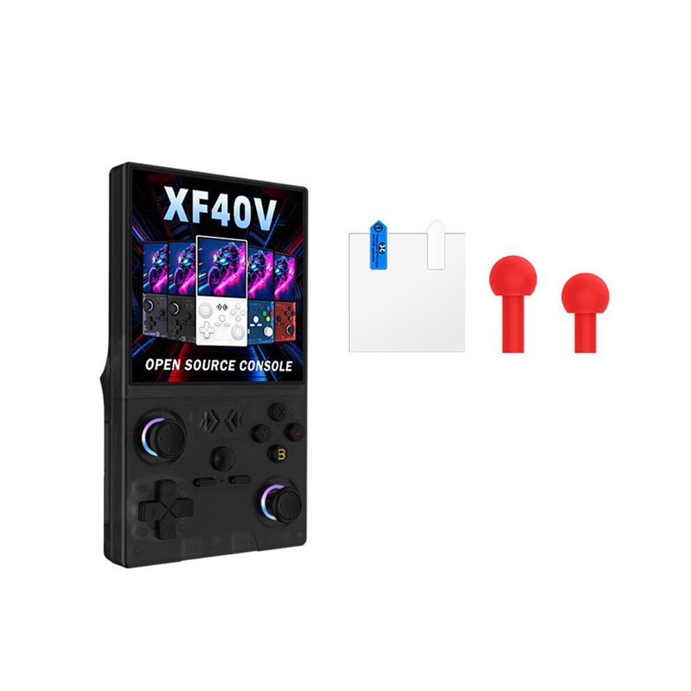 Xf40v Retro Handheld Game Console 4.0Inch Ips Screen Wifi Retro Gaming Console Linux System Pocket Arcade Black 4712055347066