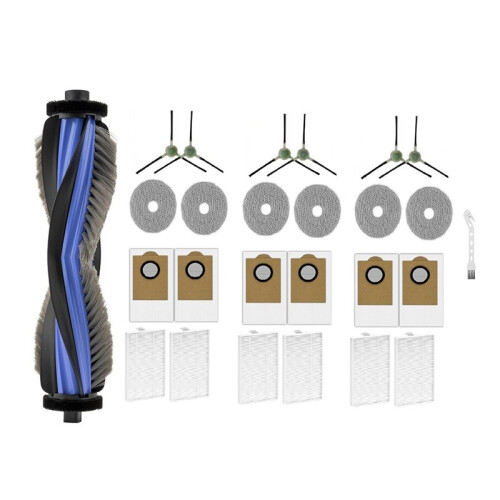 26 Pcs for  M3 Sweeping Machine Accessories Main Side Brush Mop Filter Dust Bags