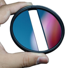 Filtro de Efeito de Desfoque de Primeiro Plano de 82 mm, Meia-Lua Dupla, Acessórios para Câmeras DSLR, Filtro de Campo Central, Filtro de Dioptria