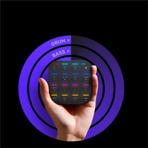 MIDI Controller - Portable Music Keyboard with Looper/Synth, Multi-Device Support and Silicone Sleeve 1