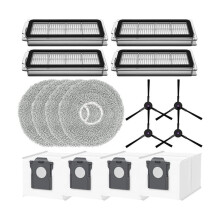 16 Pcs for Cecotec Conga X70 Sweeping Machine Accessories Side Brush Mop Filter Dust Bags
