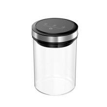 Automatic Vacuum Coffee Canister Vacuum Food Storage Canister Transparent Food Storage Moisture-Proof Air Extraction