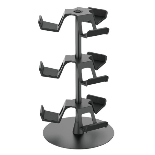 Gamepad Controller and Earphone Hanger -3-Layer Rotating Controller Storage Stand for  ONE, PS4, PS5, Sw