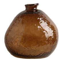 Minimalistische für Braune Glasvase, Hydrokultur-Pflanztopf, Tischdekoration, Blumenarrangement, Blumenvase, Ästhetische Raumdekoration