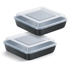 6-Inch Cake Pan and Baking Tray 2-Piece Baking Tray Set Cake Pan and Baking Tray Baking Tray 4 Pieces 2 Pans+2 Covers