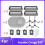 16 Pcs for Cecotec Conga X70 Sweeping Machine Accessories Side Brush Mop Filter Dust Bags 3
