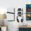 Universal Wall-Mounted Stand for PS5 / Sim/Pro Combined Controller & Headset Storage Iron Gaming Storage Rack Black 4
