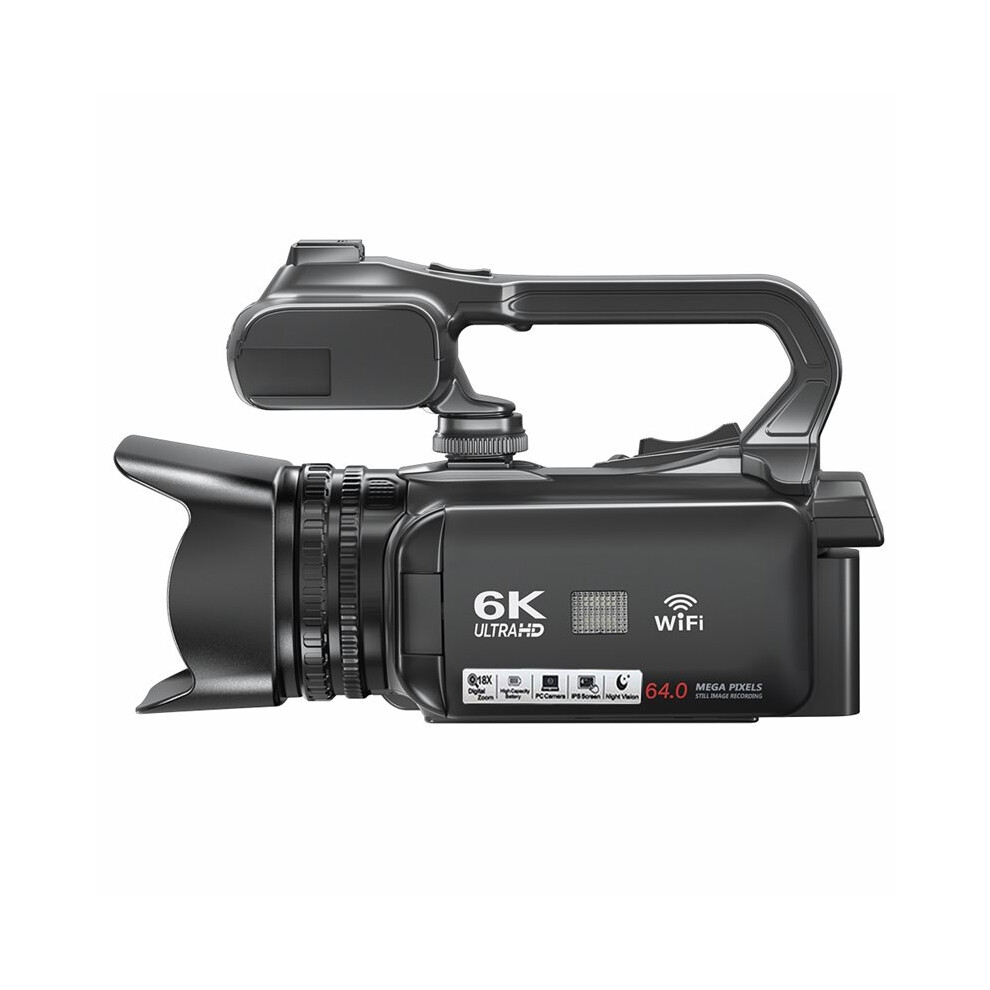 6K Digital Video Camera 64Mp 4Inch Touch Screen Vlogging Camera 18X Digital Zoom Camcorder For Live Streaming Vlogging 6034143977930