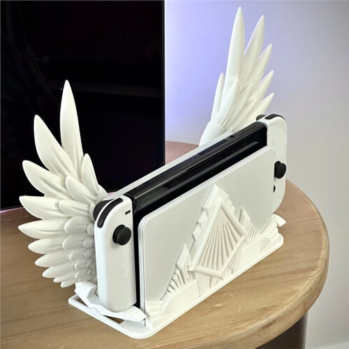 Detachable Wing Base Stand for   Game Console Desktop Holder Decorative Display Accessory 1