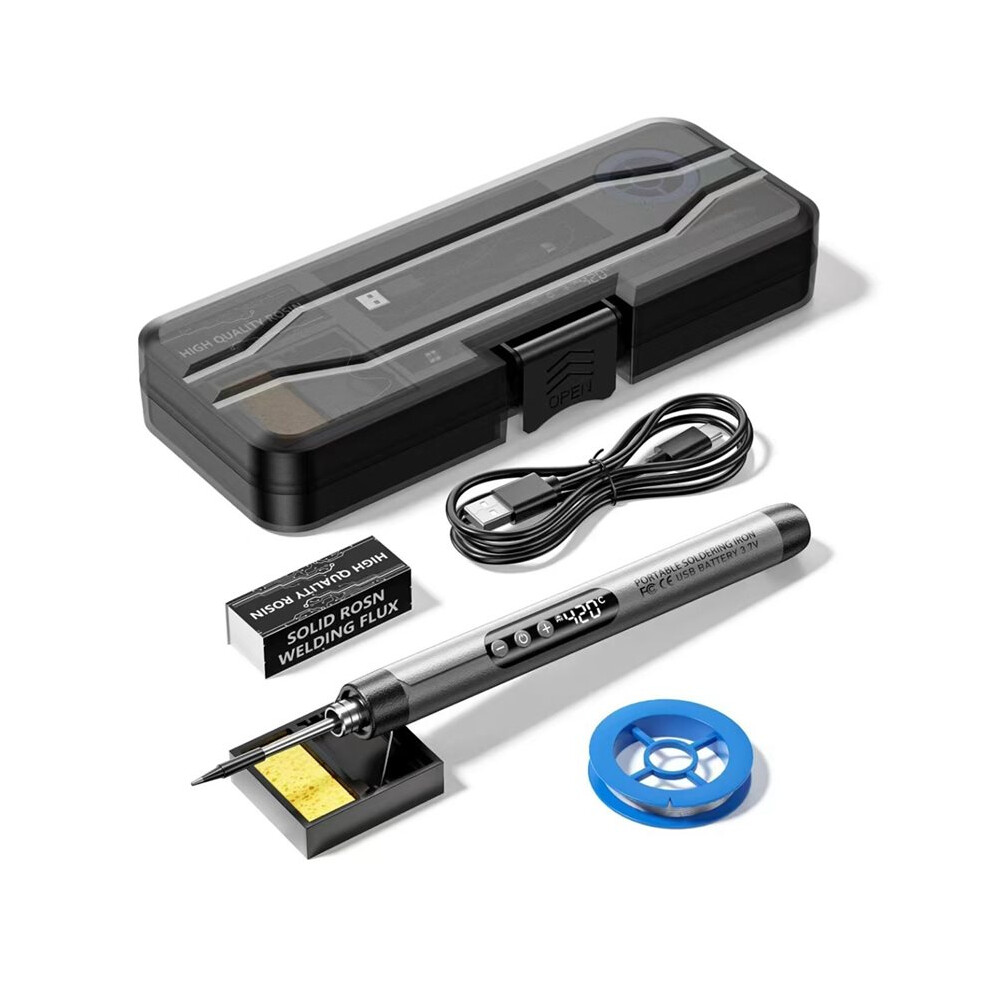 Usb Portable Soldering Iron Cordless Soldering Iron Kit Lcd Digital Adjustable Temperature Thermostatic Soldering 6031334962560