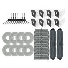Pour L40 Ultra AE / pour D20 Ultra Pièces Détachées : Brosse Latérale Principale, Filtre HEPA, Chiffon de Nettoyage, Sac à Poussière et