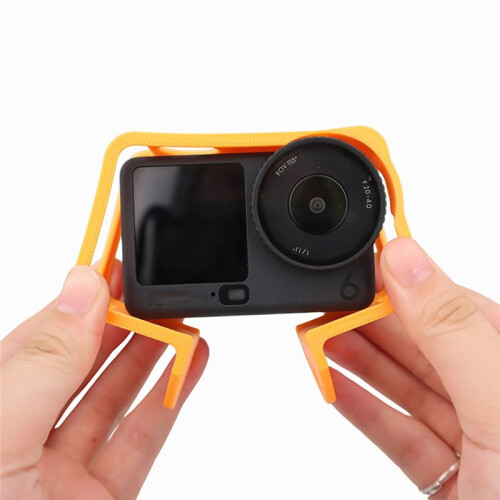 For  OSMO Action 6 Expansion Frame Adapter Tripod Mounting Protective Frame Scratch-Resistant & Drop-Proof Black 2