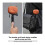 For  OSMO ACTION 6 Storage Bag Camera Accessories Storage Case Shockproof Portable Handbag Orange 4