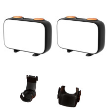 Luz de Relleno Dual para  Pocket 3, Cámara Deportiva, Fotografía, Luz Portátil, Luz Suave de Bolsillo