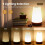 13 Color Changing Night Light Remote Control Touch USB Rechargeable Night Lamp Dimmable Lamp Portable Table Bedside Lamp 5